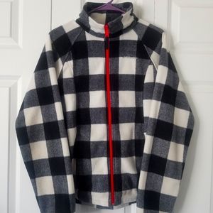 Black and white plaid jacket